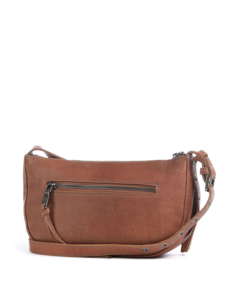 FredsBruder My old Friend Round Crossbody bag wood brown