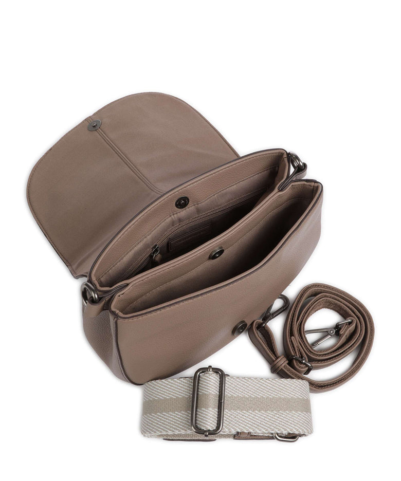 FredsBruder Bestie Crossbody bag dark taupe