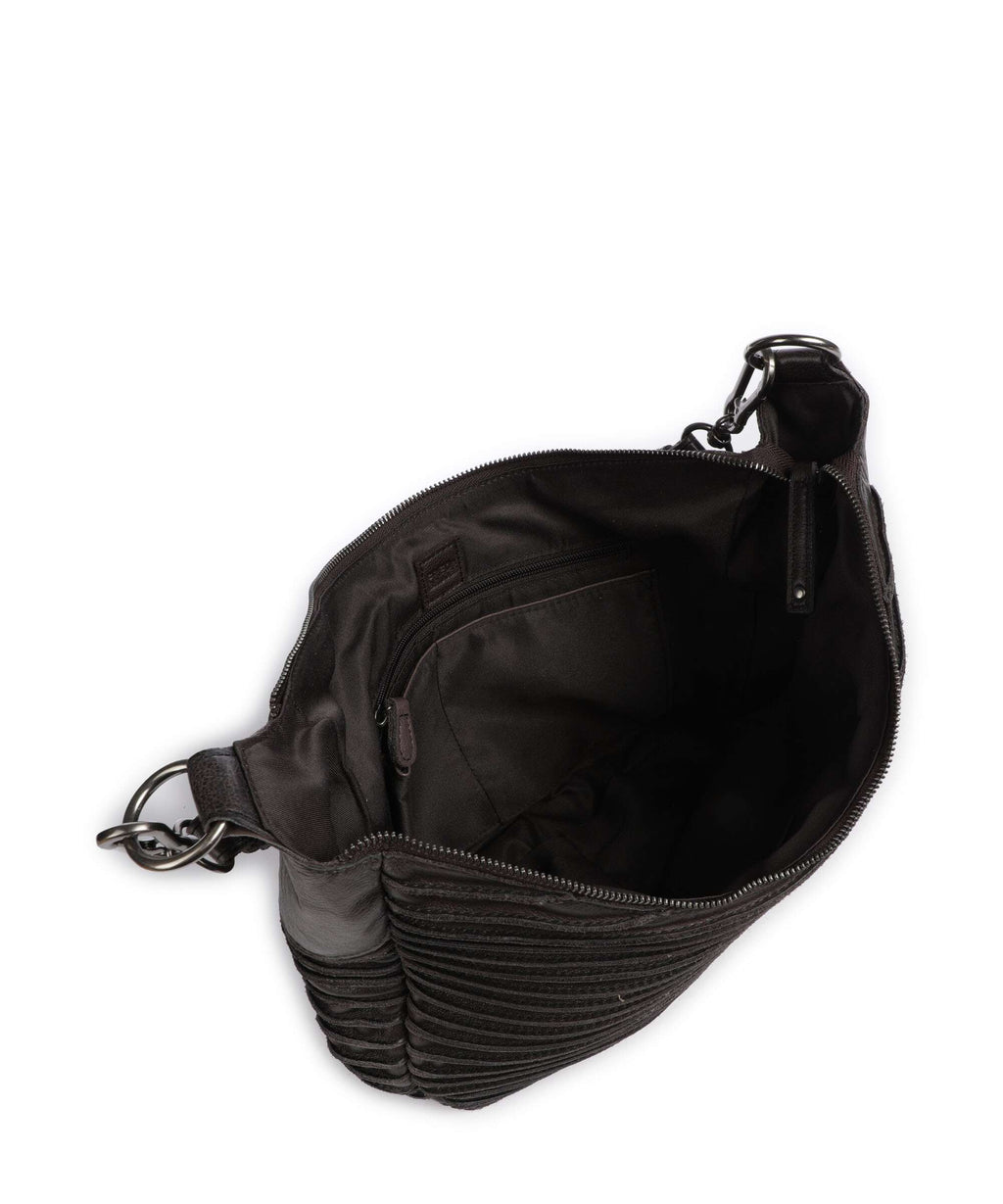 FredsBruder Bestseller Riffel Flowow Hobo bag brown