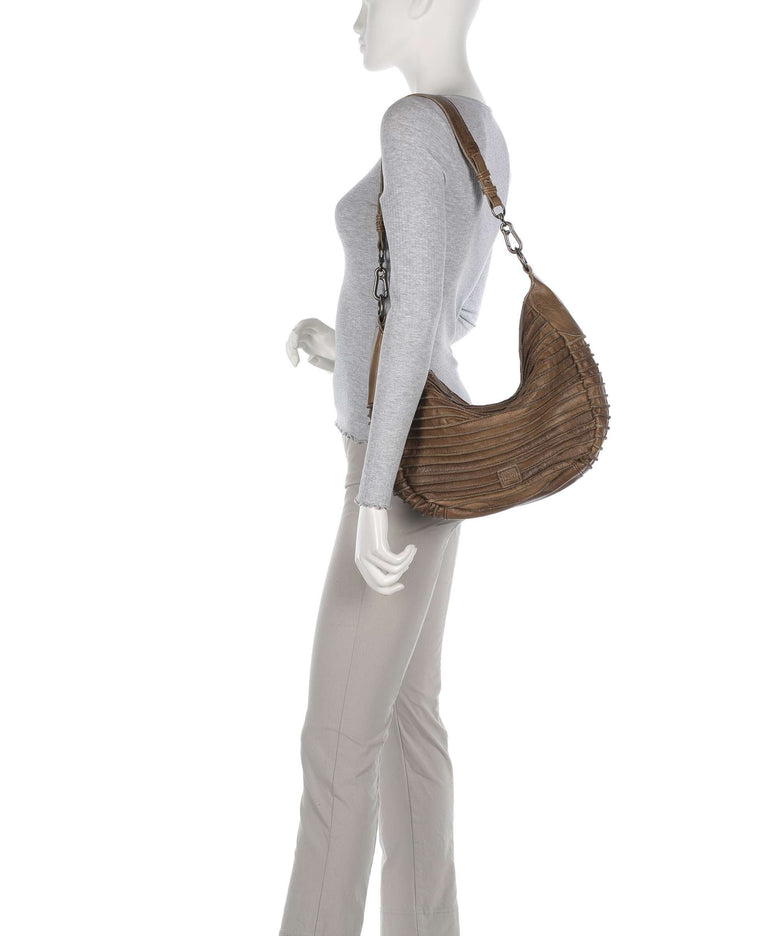 FredsBruder Riffel Flowow Hobo bag olive