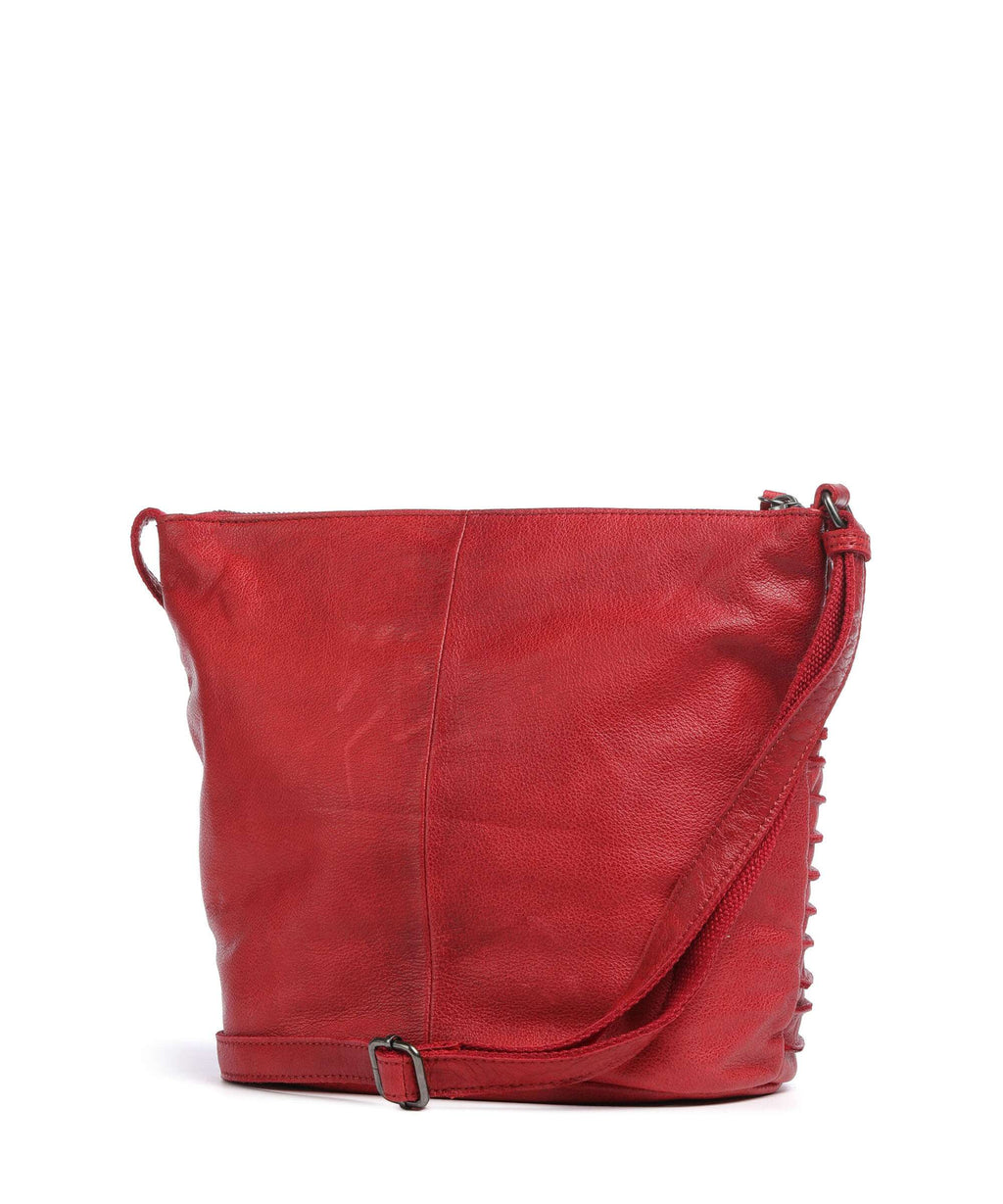 FredsBruder Riffelinchen Crossbody bag fire red