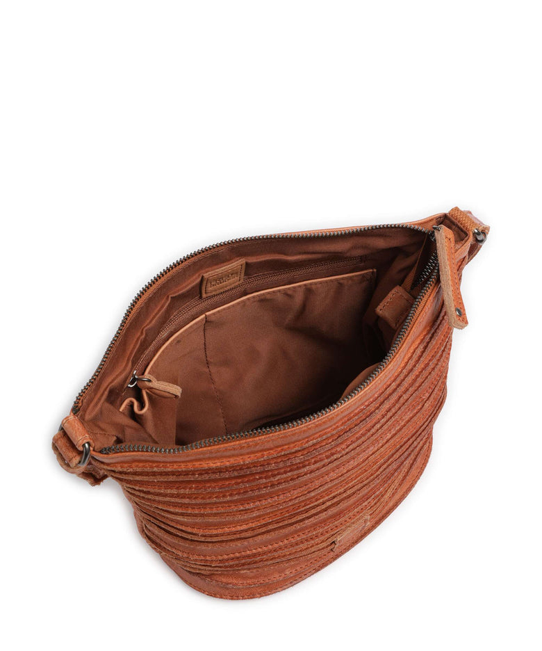FredsBruder Riffelinchen Crossbody bag dark caramel