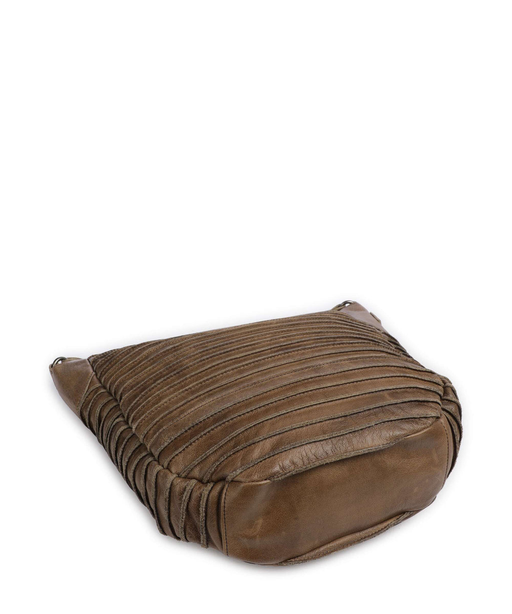 FredsBruder Bestseller Riffeltier S Hobo bag olive
