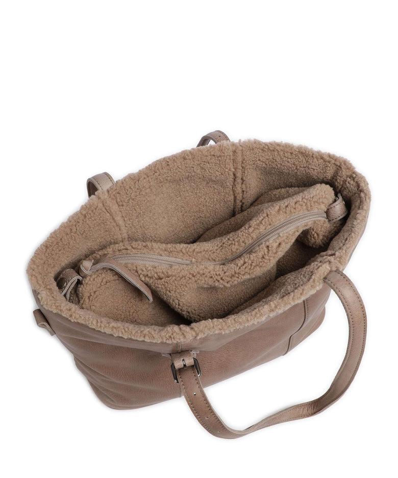 FredsBruder Inside Out Tote bag soft taupe