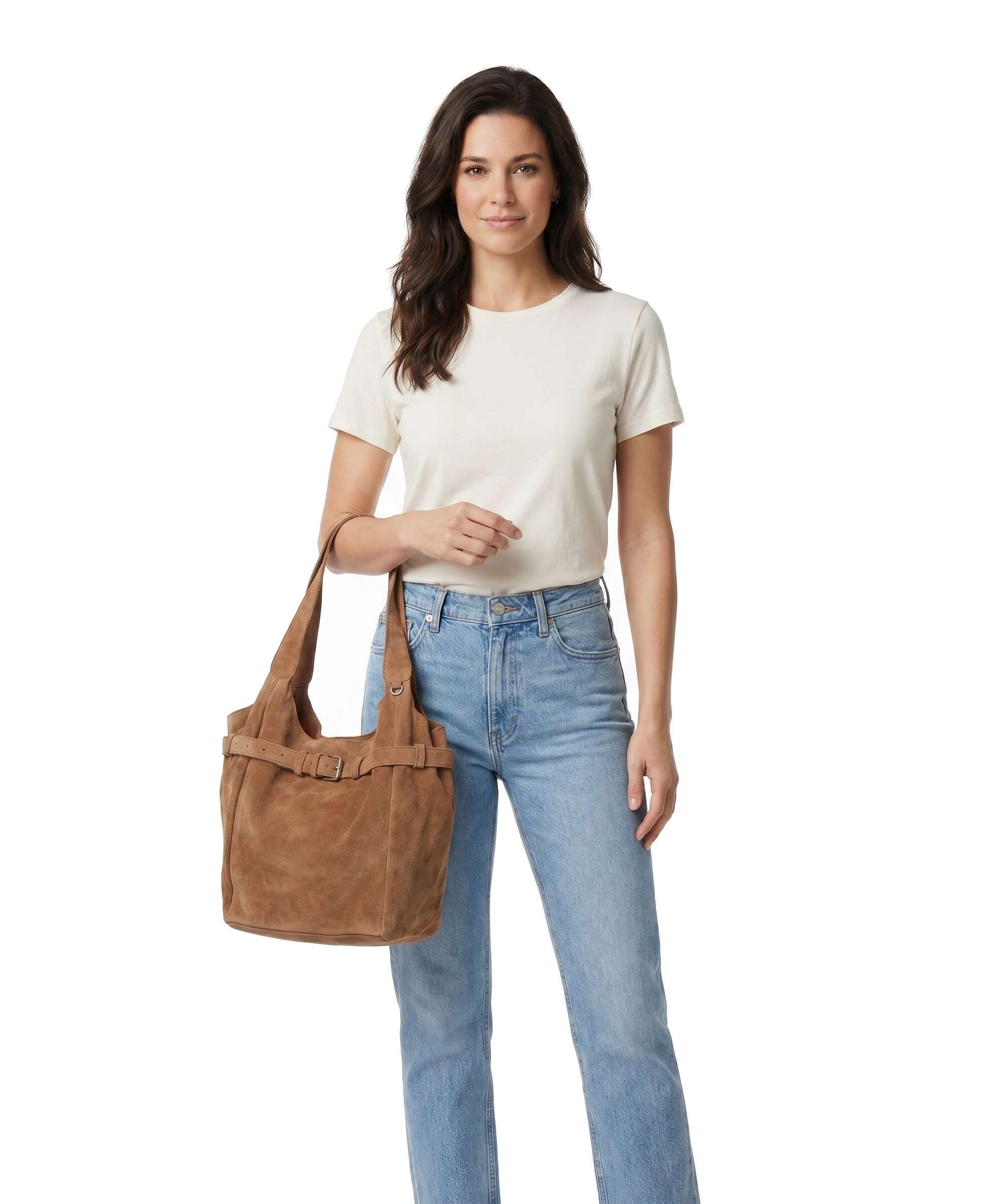 Anokhi Hobo bag cognac