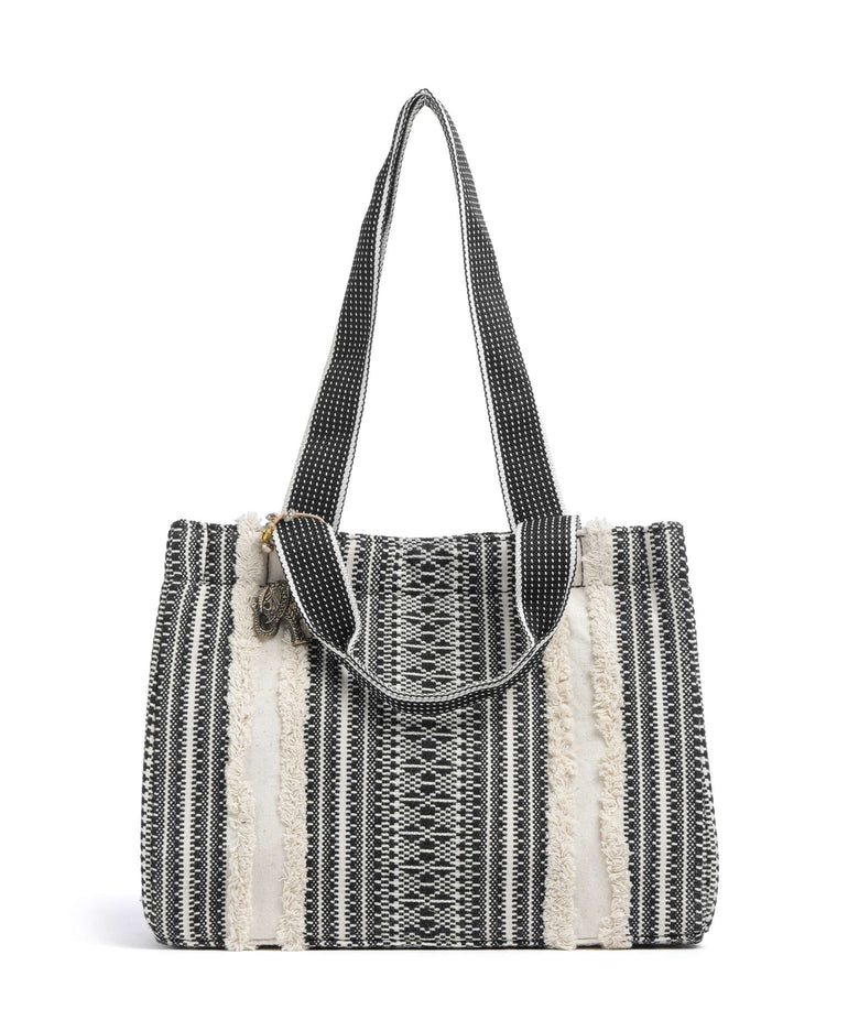 Anokhi Handbag black/white