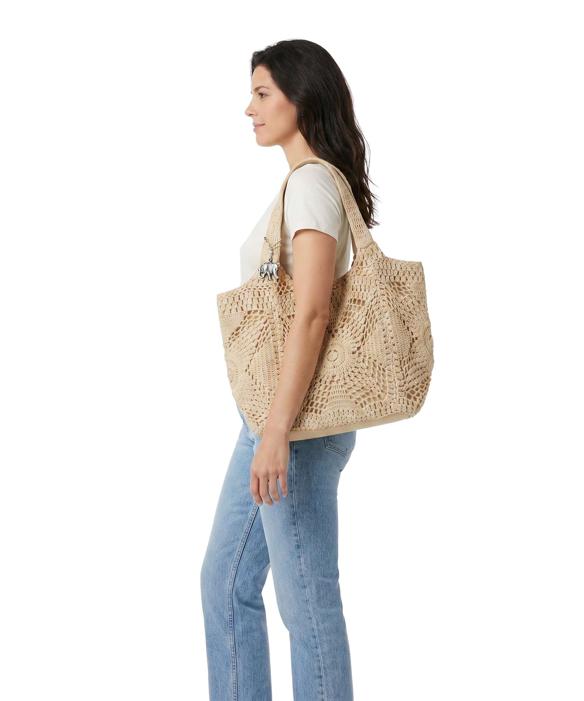 Anokhi Tote bag beige
