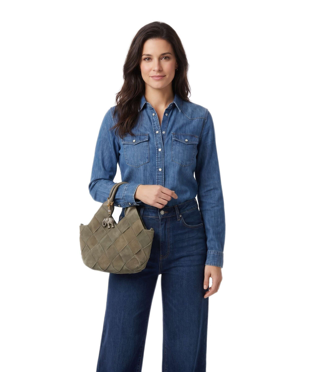 Anokhi Handbag olive