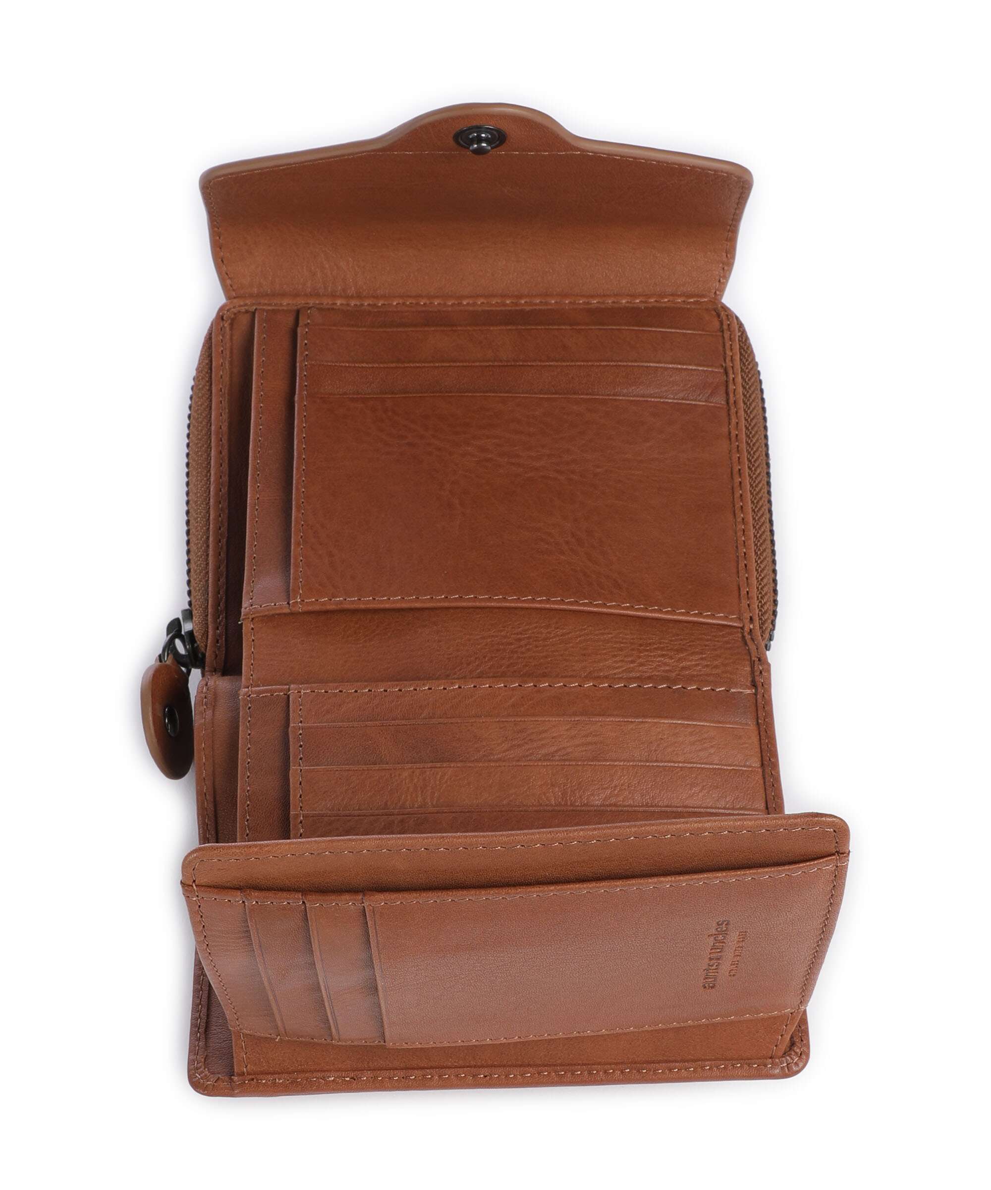 Aunts & Uncles Grandma's Luxury Club Lesley Wallet caramel
