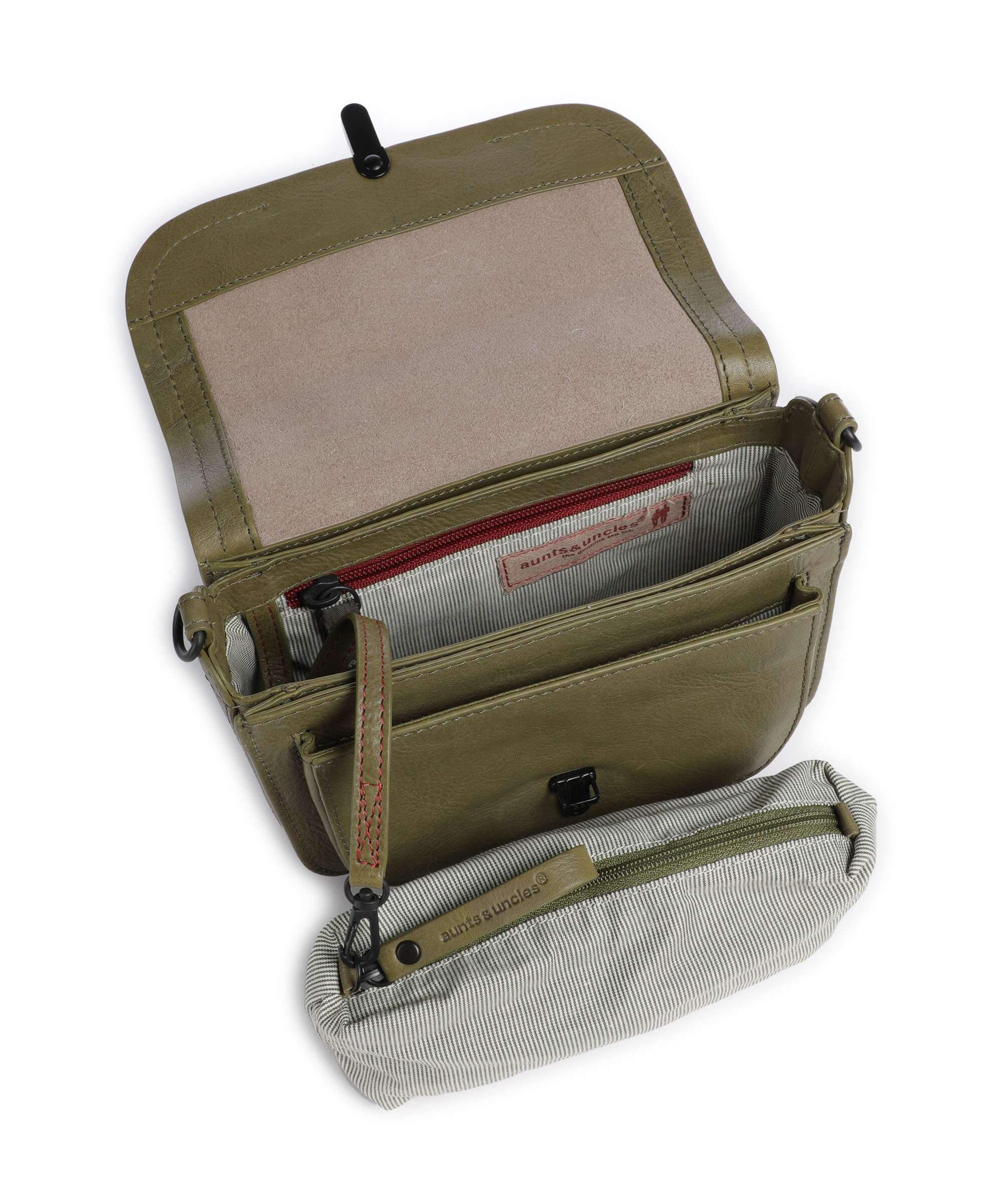 Aunts & Uncles Grandma's Luxury Club Mrs. Waffle Crossbody bag olive branch