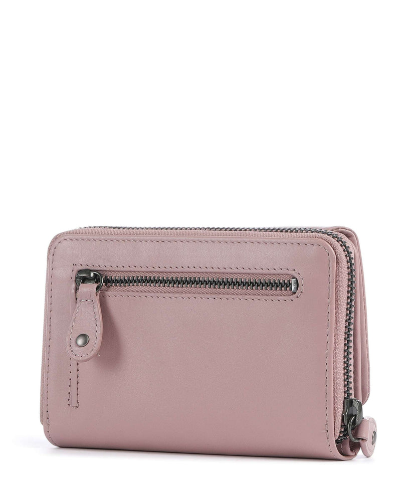 Aunts & Uncles Jamie's Orchard Dahlia RFID Wallet cosmetic pink