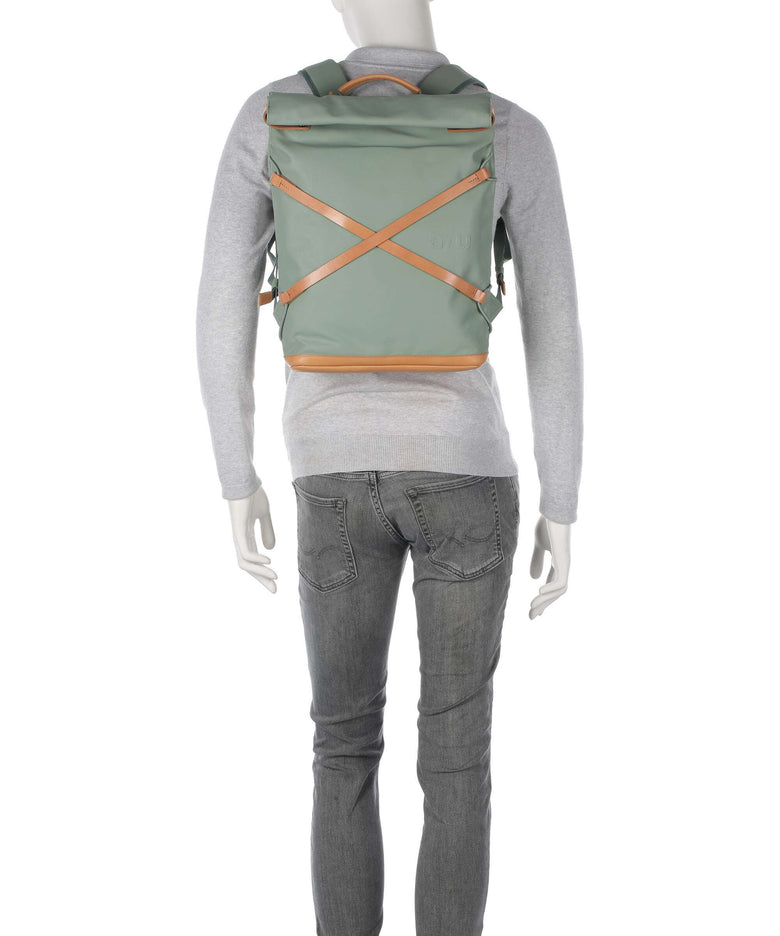 Aunts & Uncles Japan Yokohama Rolltop backpack sage green