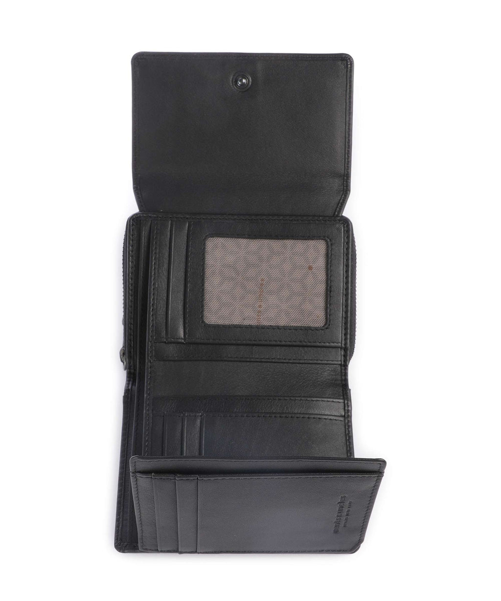 Aunts & Uncles Jamie's Orchard Myrtle Wallet jet black