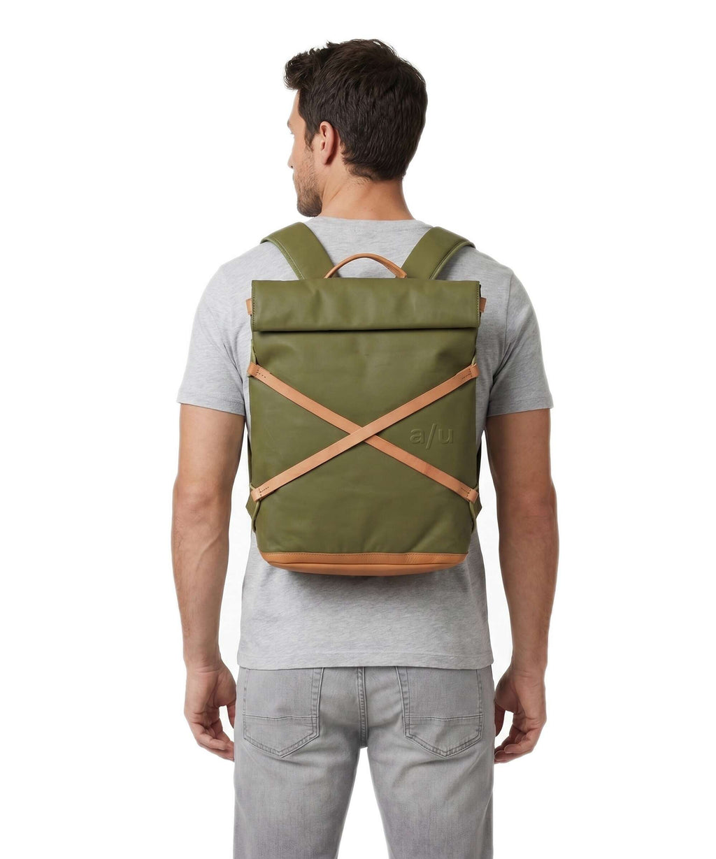Aunts & Uncles Japan Yokohama Rolltop backpack marshland
