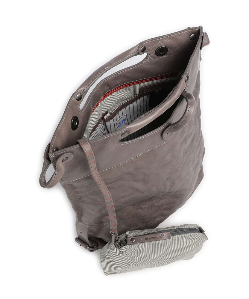 Aunts & Uncles Grandma's Luxury Club Mrs. Pancake Shoulder bag oyster grey