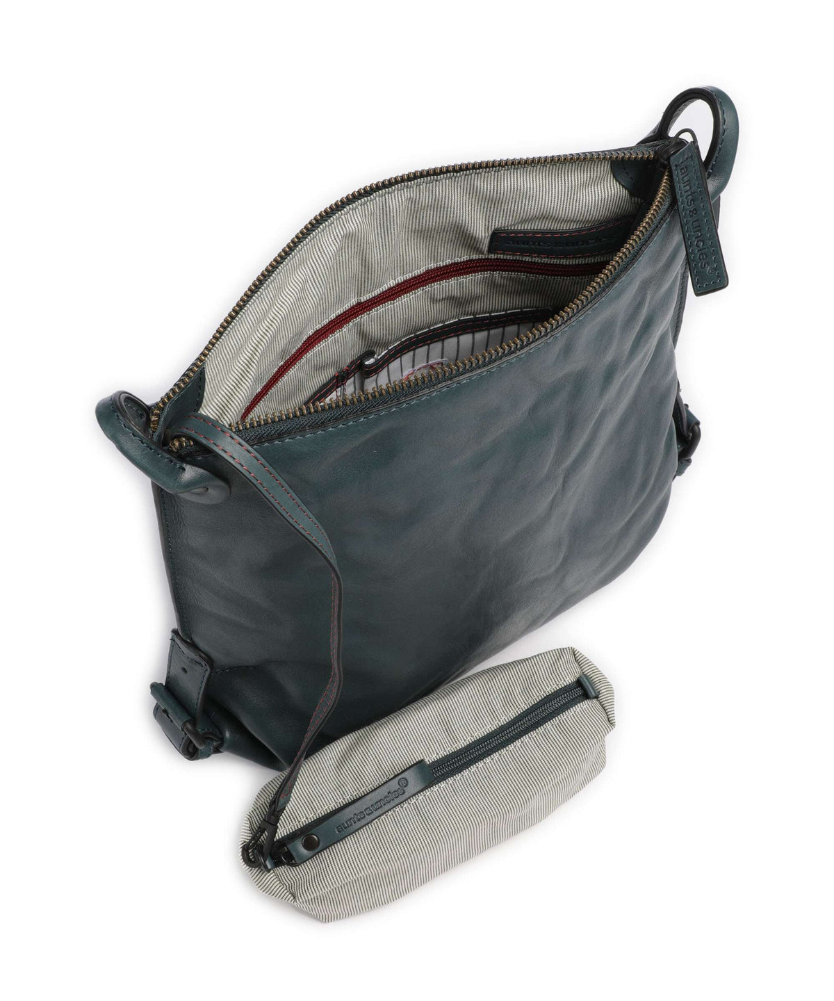 Aunts & Uncles Grandma's Luxury Club Mrs. Raisin Cookie Crossbody bag kelp forest