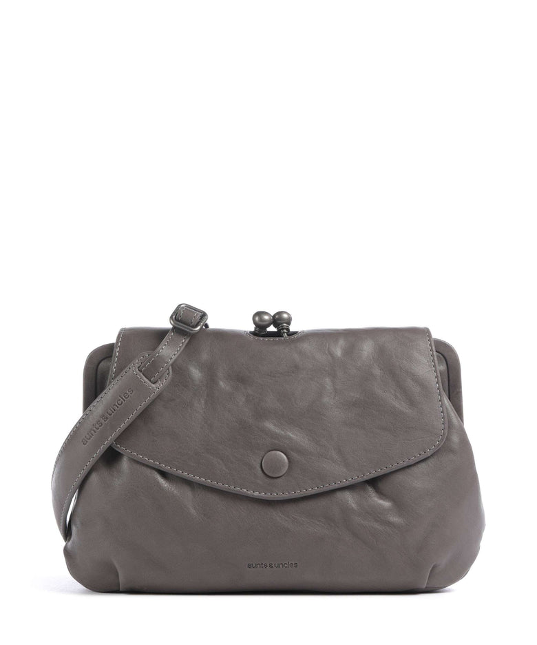 Aunts & Uncles Grandma's Luxury Club Mrs. Madeline Crossbody bag oyster grey