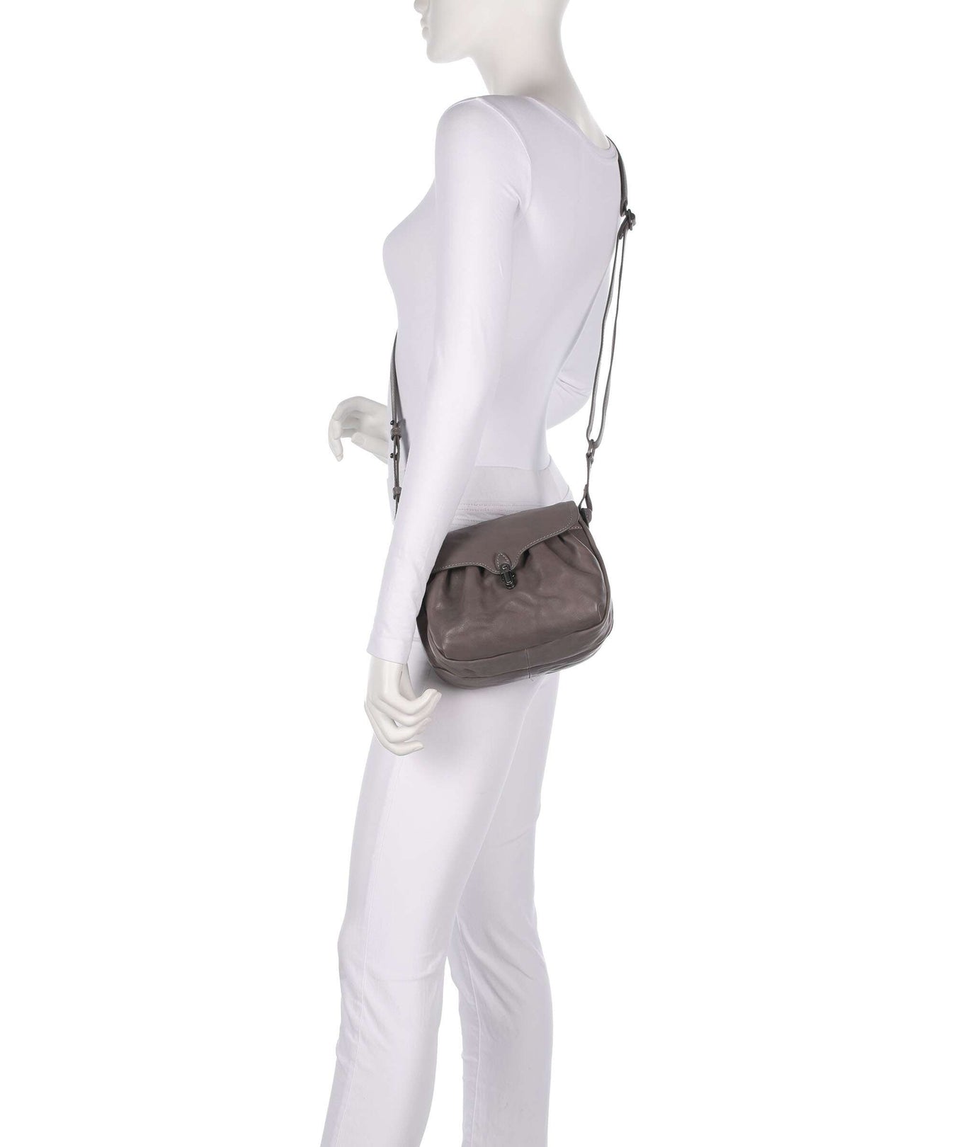Aunts & Uncles Grandma's Luxury Club Mrs. Coconut Cake Crossbody bag oyster grey