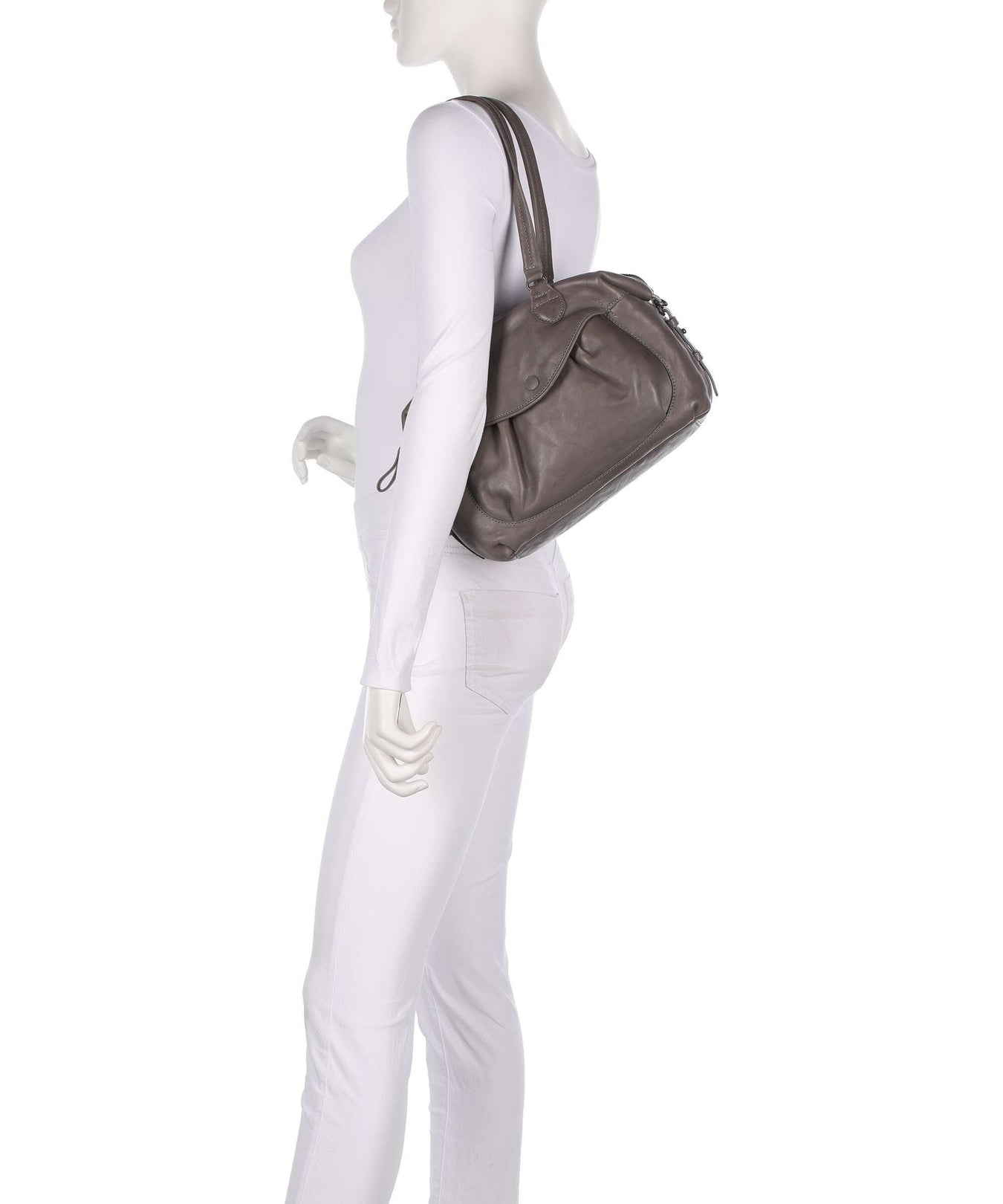 Aunts & Uncles Grandma's Luxury Club Mrs. Churro Shoulder bag oyster grey
