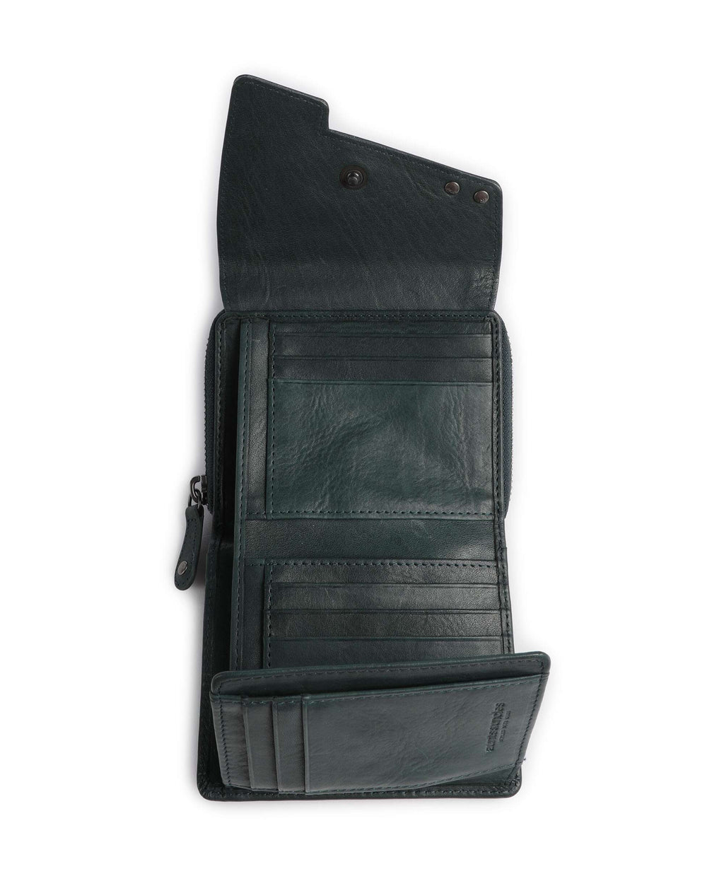 Aunts & Uncles Grandma's Luxury Club Lotta Wallet green jewel