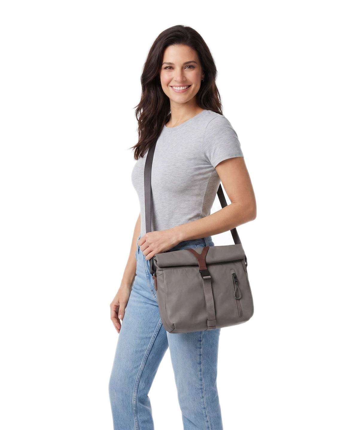 Aunts & Uncles Japan RE Seki Crossbody bag volcano grey