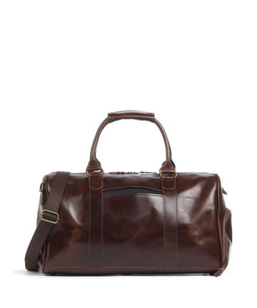 Buckle & Seam Crazy Horse Collin Weekendtaske brown/blue