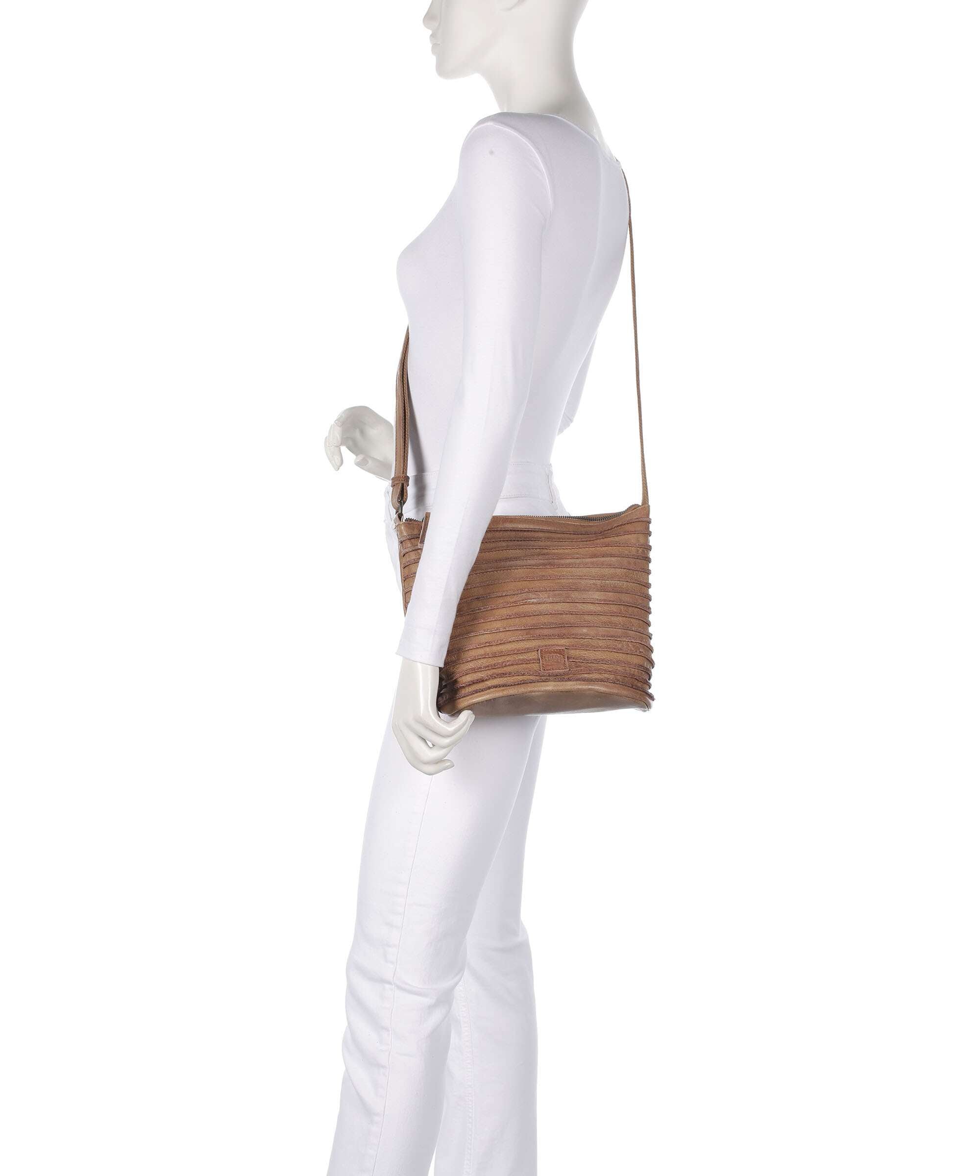 FredsBruder Bestseller Riffelinchen Crossbody bag caramel