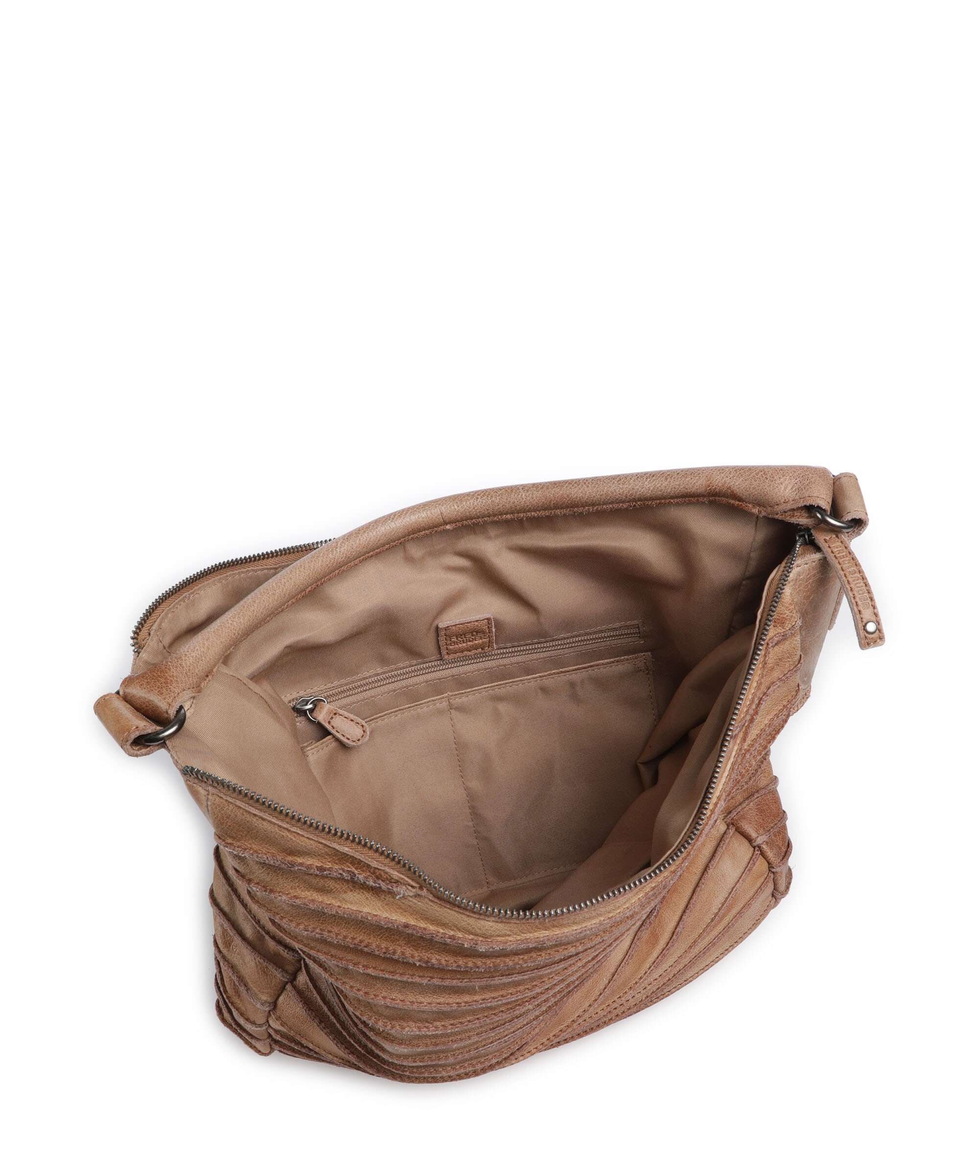 FredsBruder Bestseller Riffeltier S Hobo bag caramel