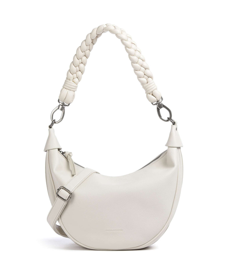 FredsBruder Good Vibes Only Hobo bag oat milk