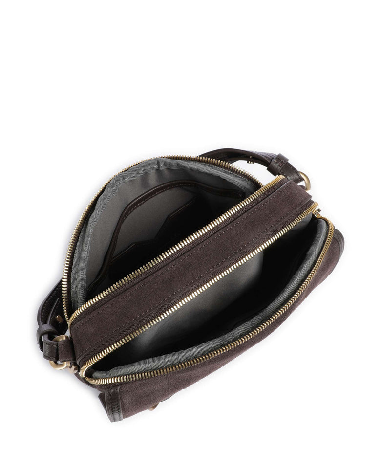 Les Visionnaires Emily Cozy Crossbody bag chocolate brown