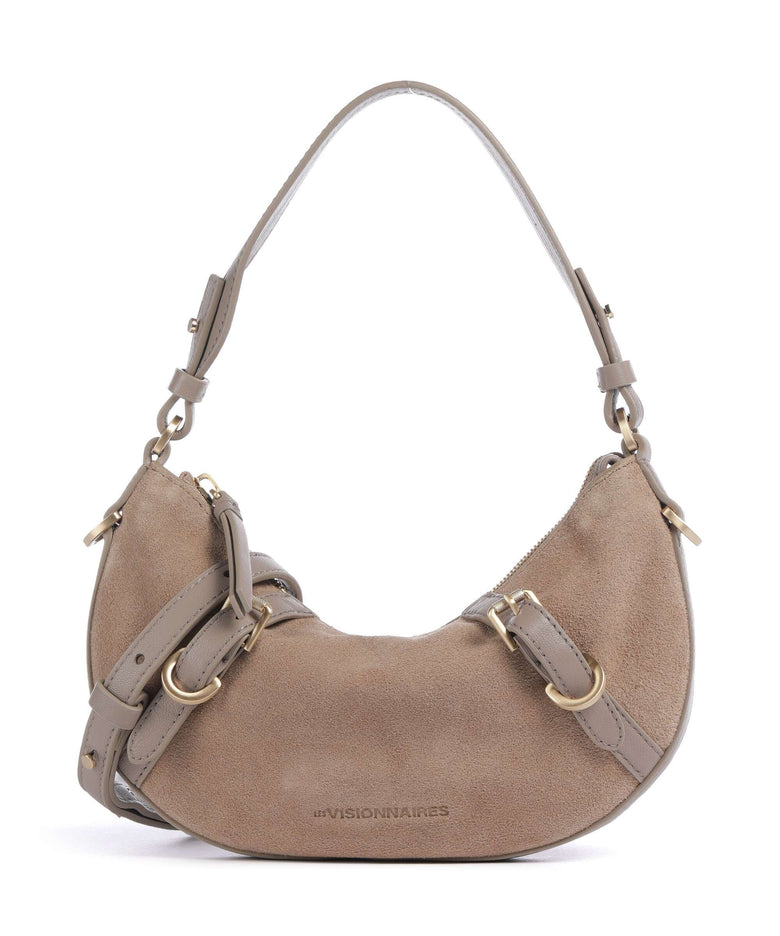 Les Visionnaires Enya Cozy Mini Shoulder bag mushroom/capuccino beige