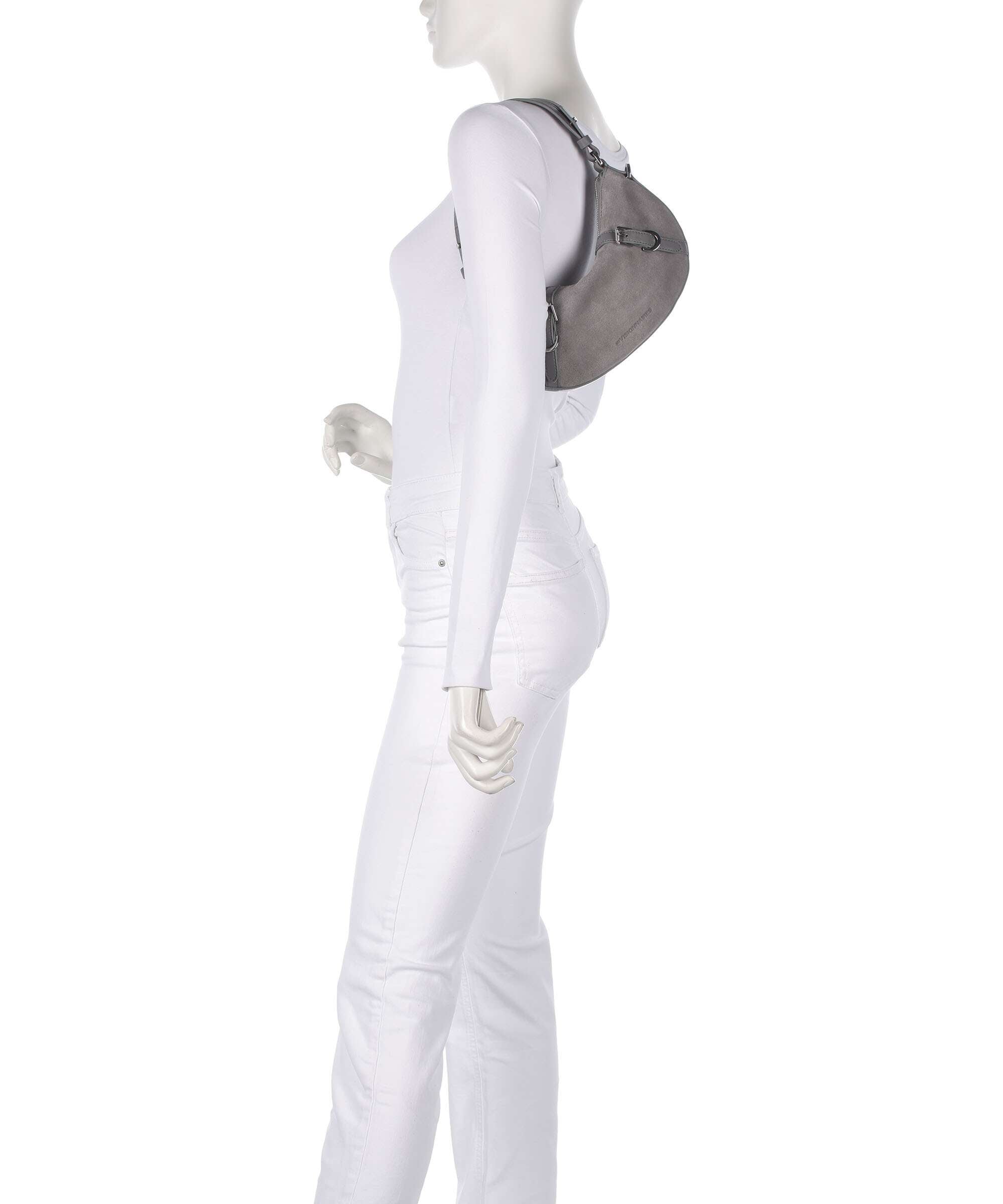 Les Visionnaires Enya Cozy Mini Shoulder bag titanium grey