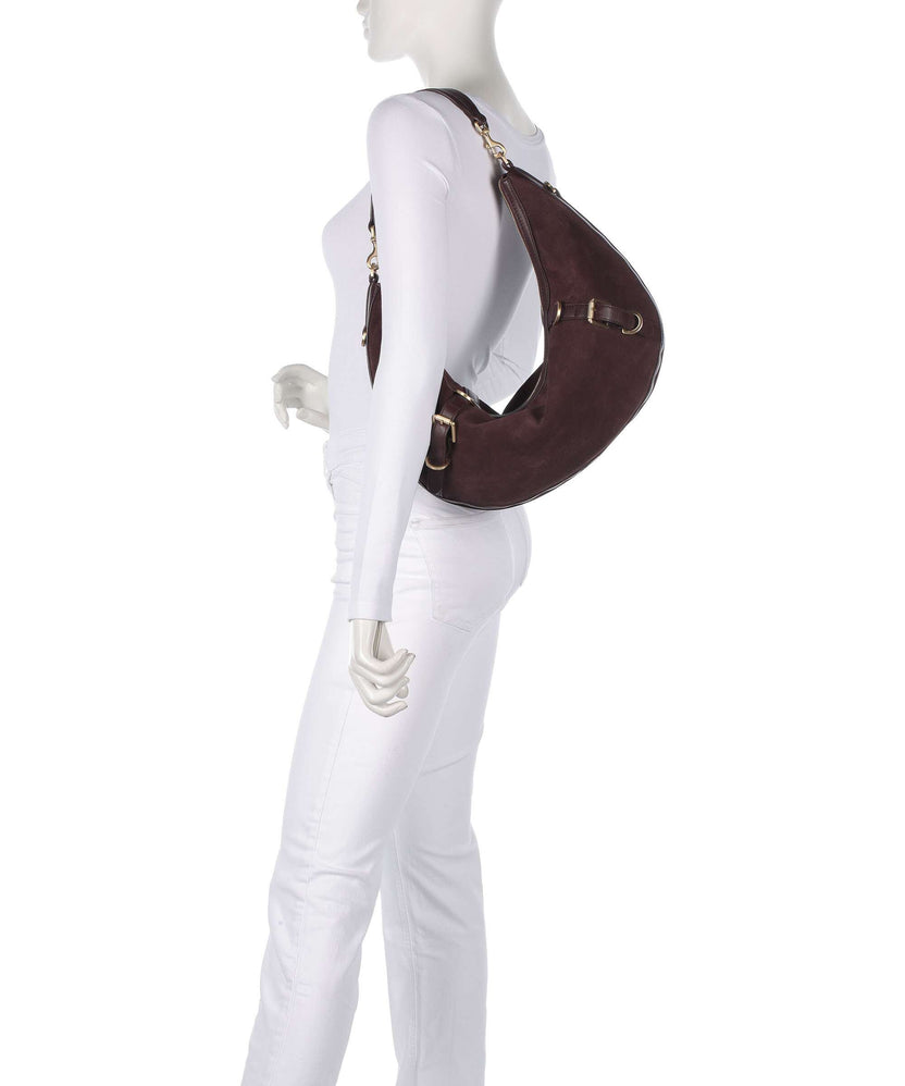 Les Visionnaires Enya Cozy Hobo bag vinyard red