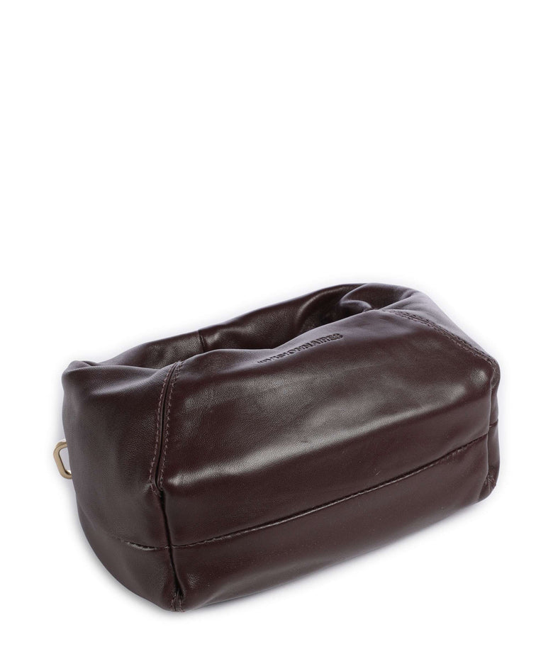 Les Visionnaires Greta Icon Crinkle Silky Handbag vinyard red