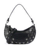 Les Visionnaires Enya Rivet Glossy Mini Shoulder bag black