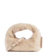 Les Visionnaires Greta Teddy Micro Crossover taske milky beige