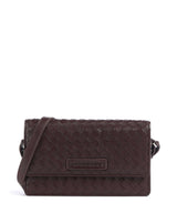 Les Visionnaires Brit Weave Silky Crossover taske aubergine