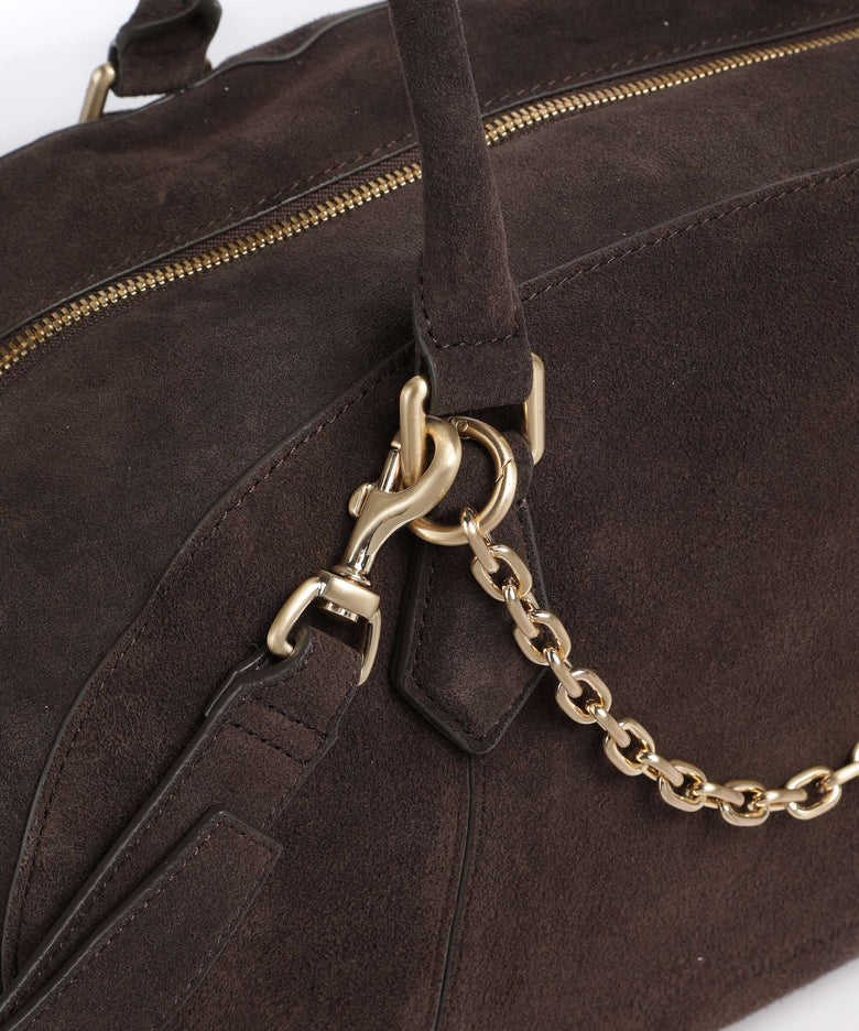 Les Visionnaires Odette Cozy Chain Handbag dark brown