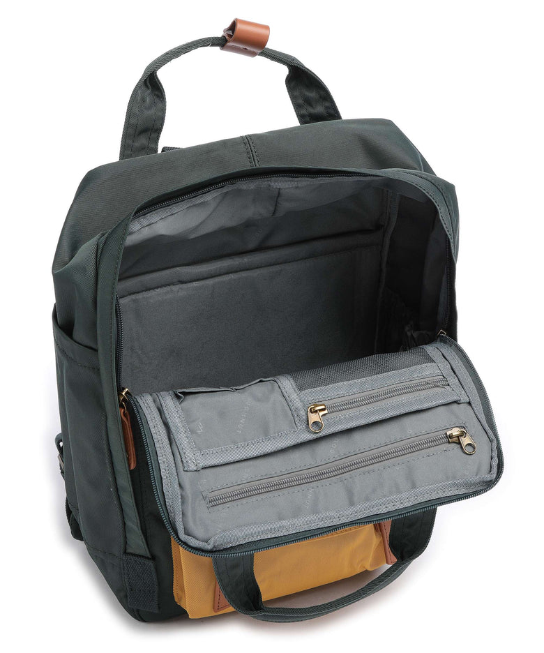 Doughnut Macaroon Backpack slate green/yellow