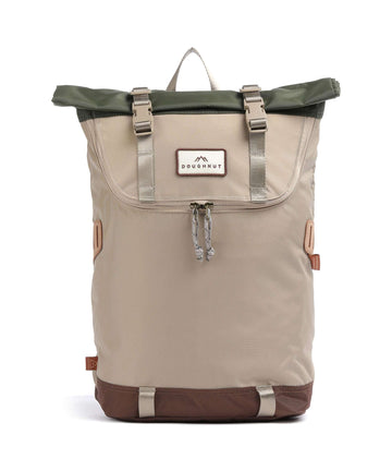 Doughnut Jungle Christopher Small Rolltop rygsæk beige