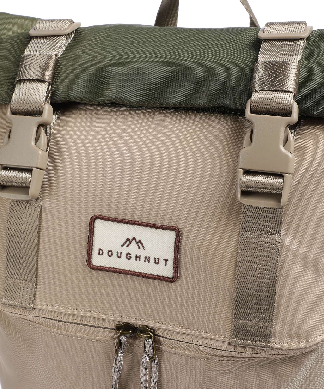 Doughnut Jungle Christopher Rolltop backpack beige