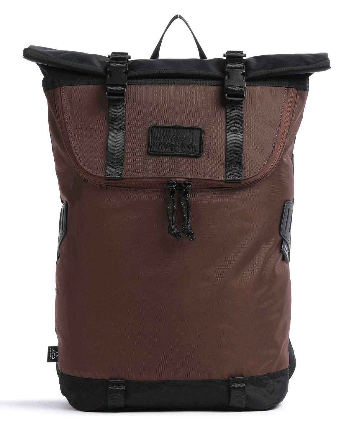 Doughnut Go Wild Christopher Small Rolltop backpack black/brown