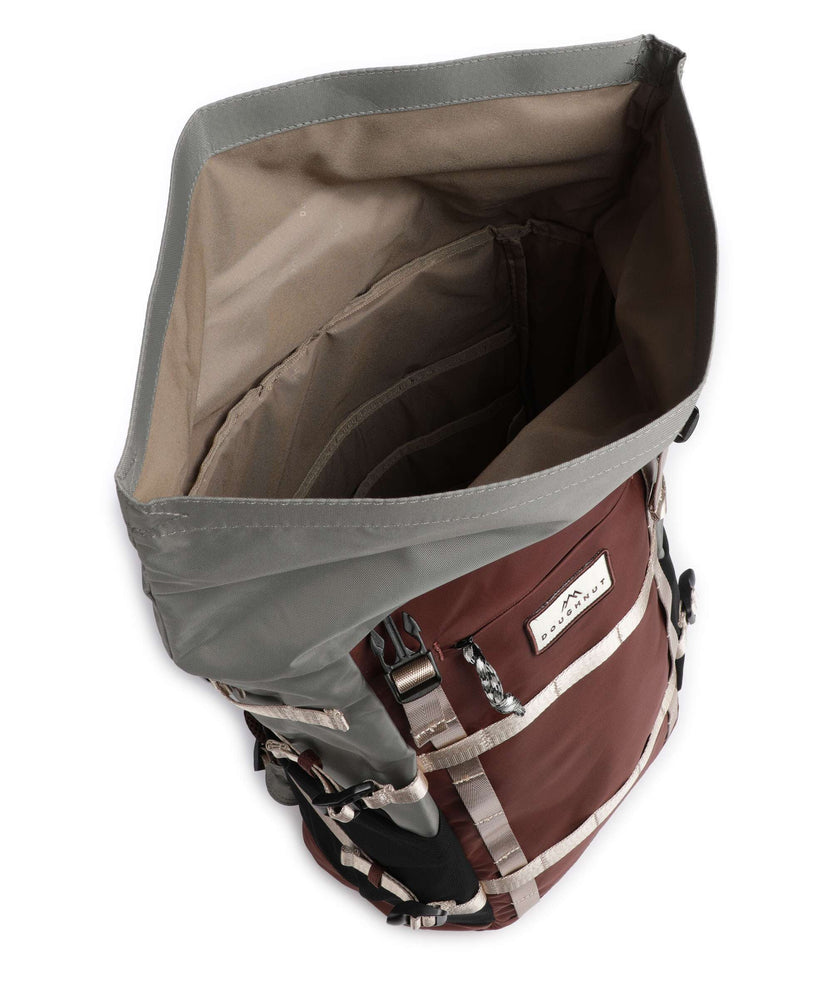 Doughnut Paratrooper Rolltop backpack brown/grey
