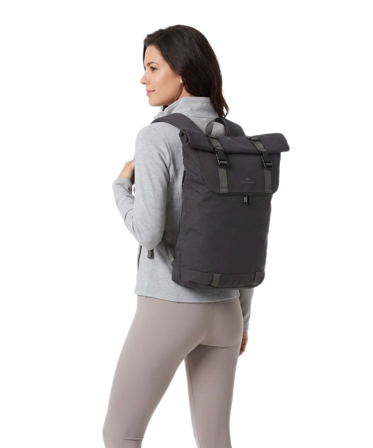 Doughnut Mediative Christopher Rolltop backpack ground