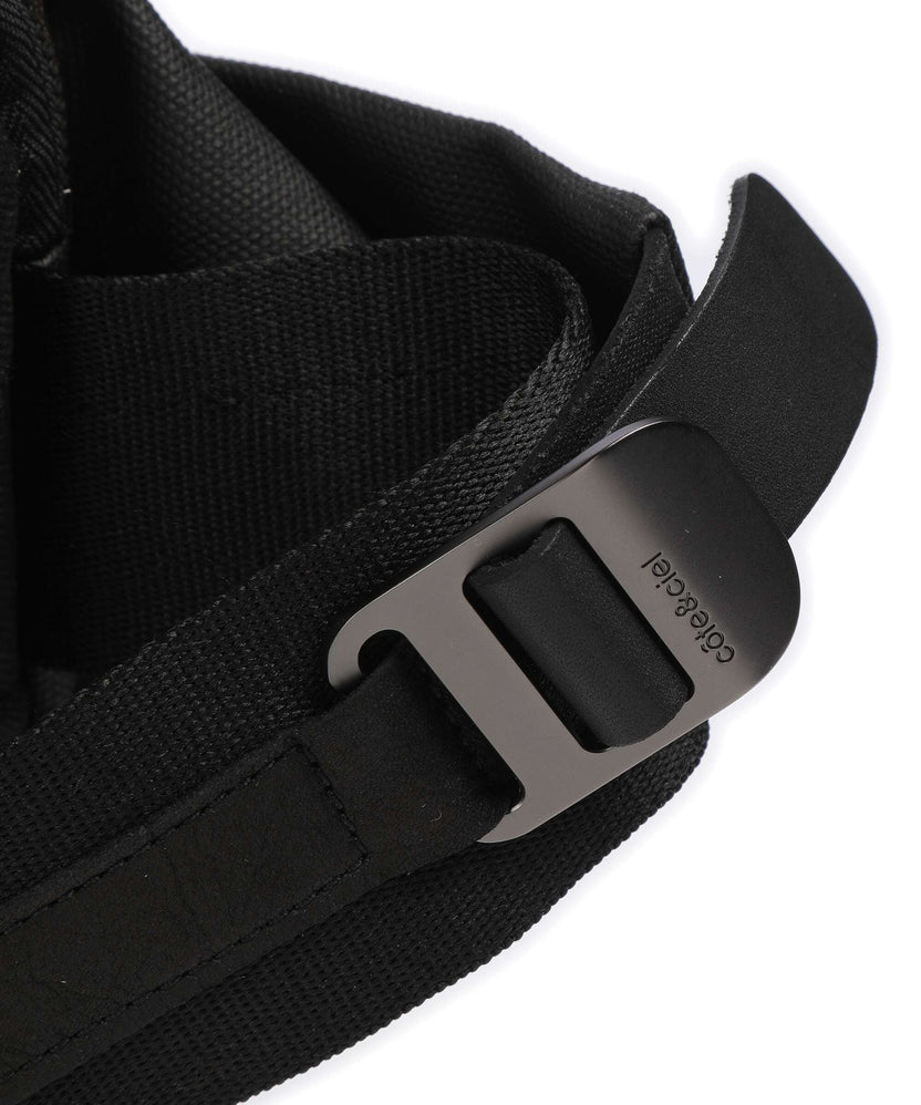 Côte&Ciel Coated Canvas Isarau Fanny pack black