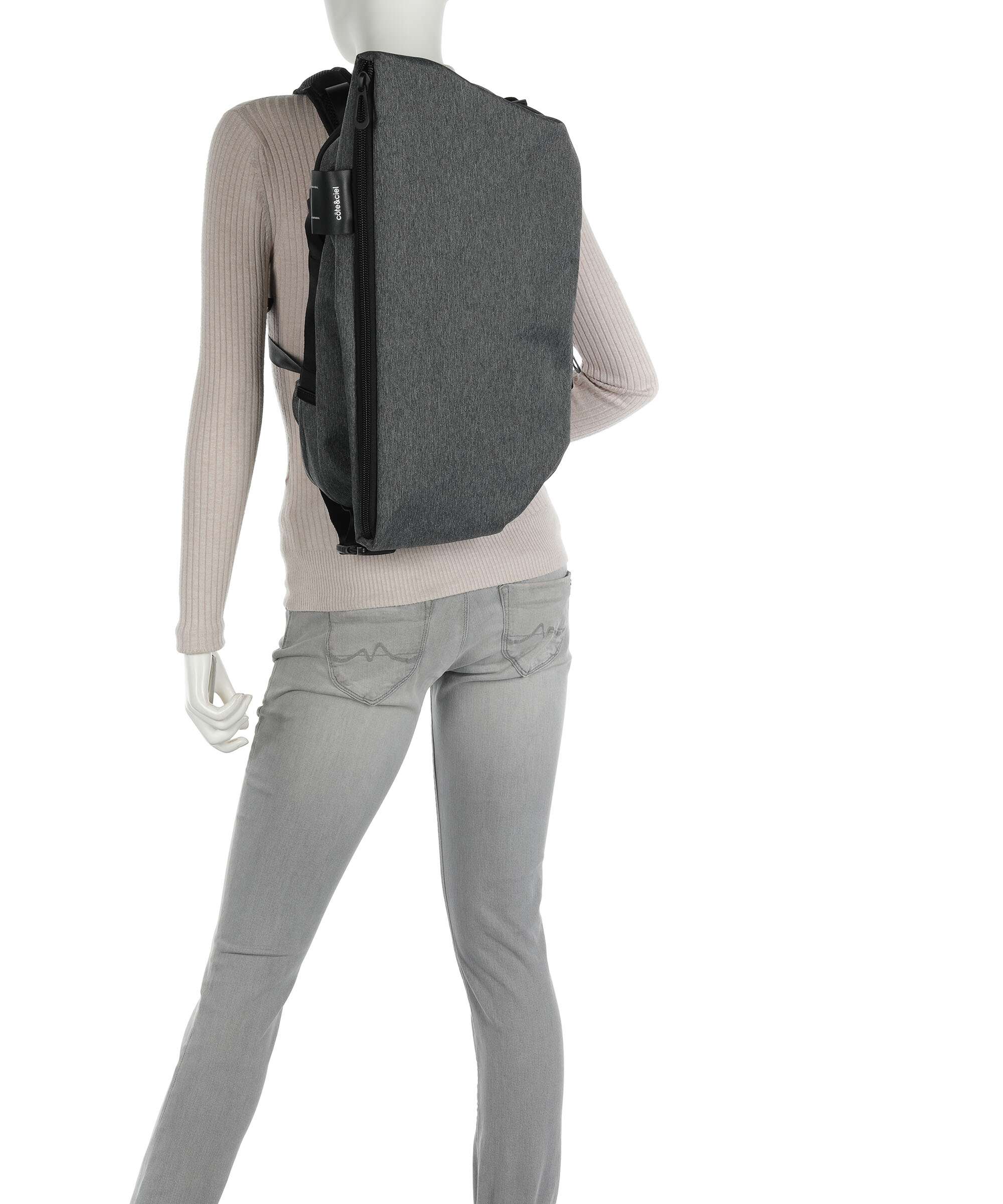 Côte&Ciel Isar Air Backpack black melange