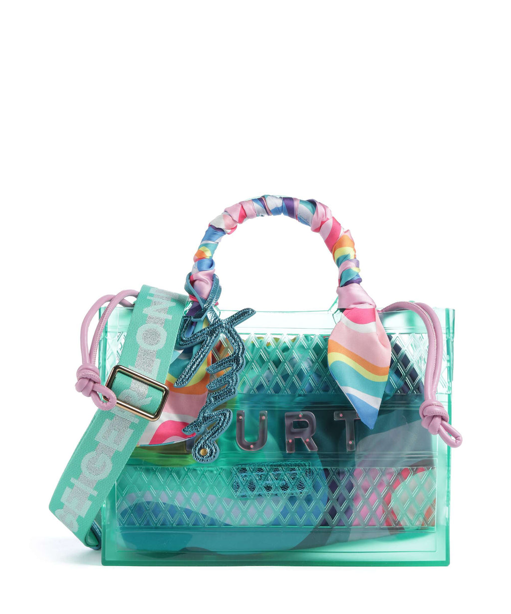 Kurt Geiger Jelly Handbag pale green