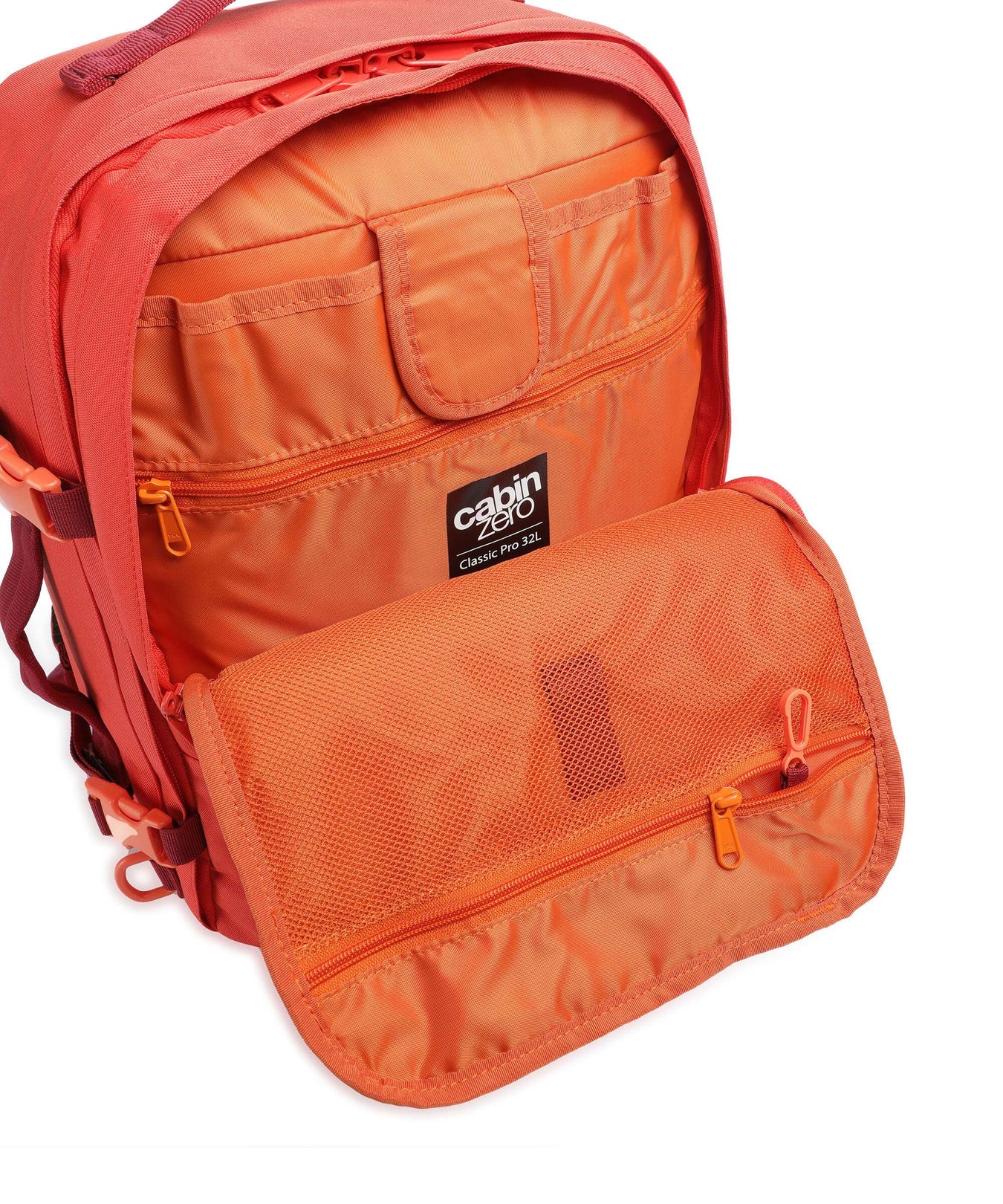 Cabin Zero Classic Pro 32 Plus Travel backpack tomato festival