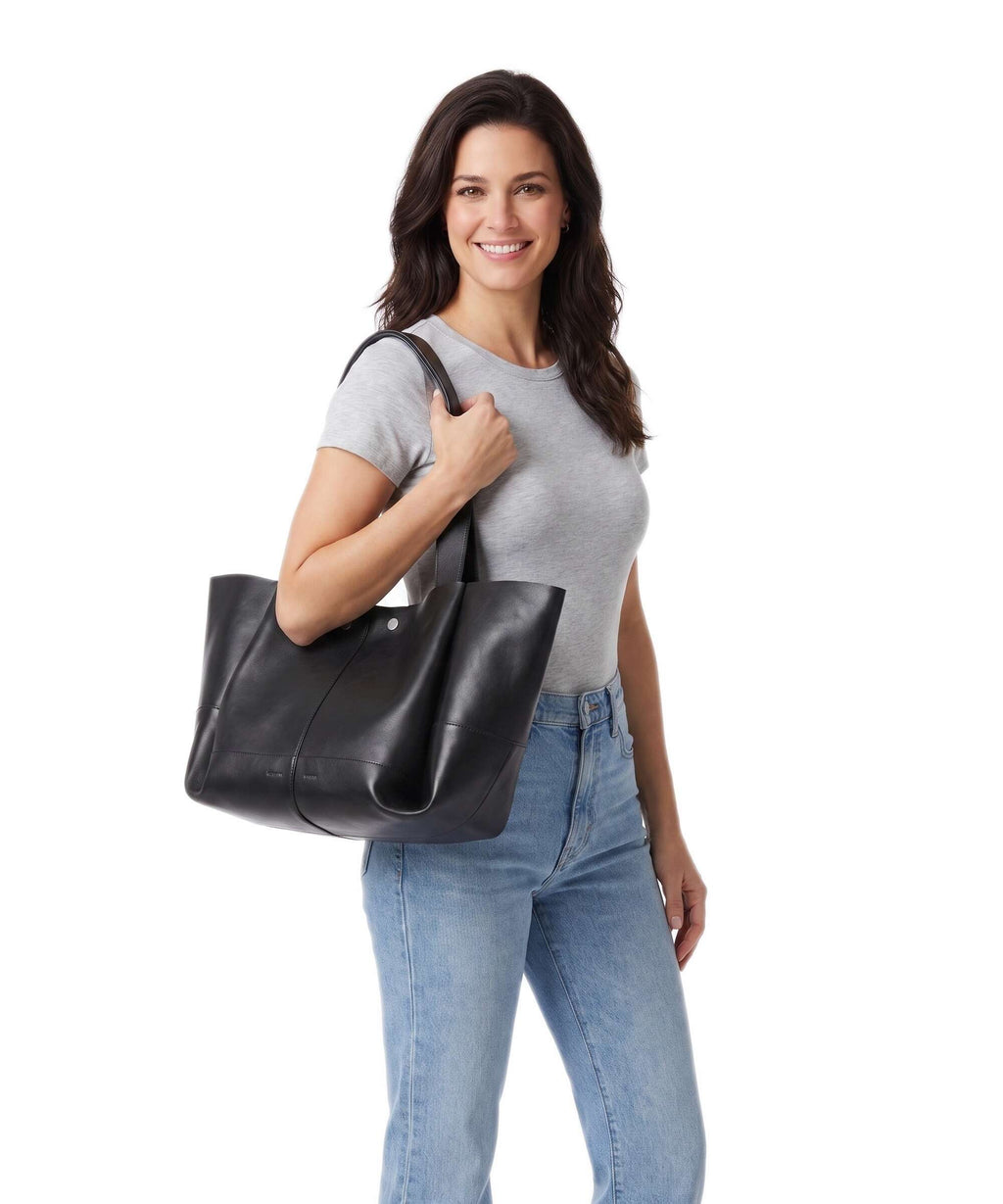 AllSaints Rosalie Tote bag black/silver