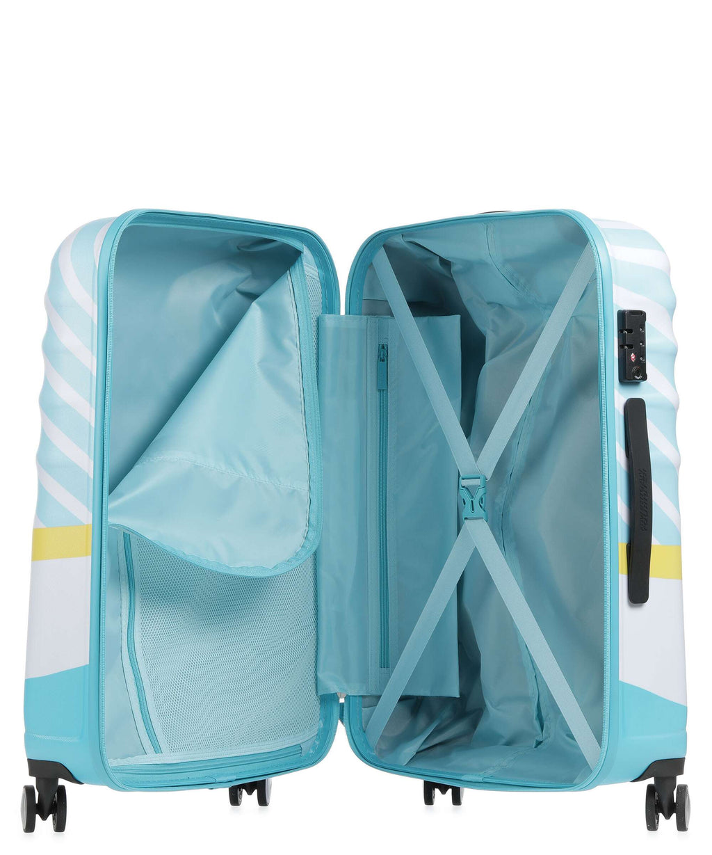 American Tourister Wavebreaker Disney Spinner (4 wheels) mickey blue kiss